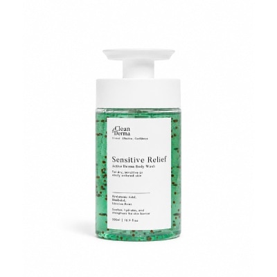 THE CLEAN DERMA Sensitive Relief Active Derma Body Wash 500ml image