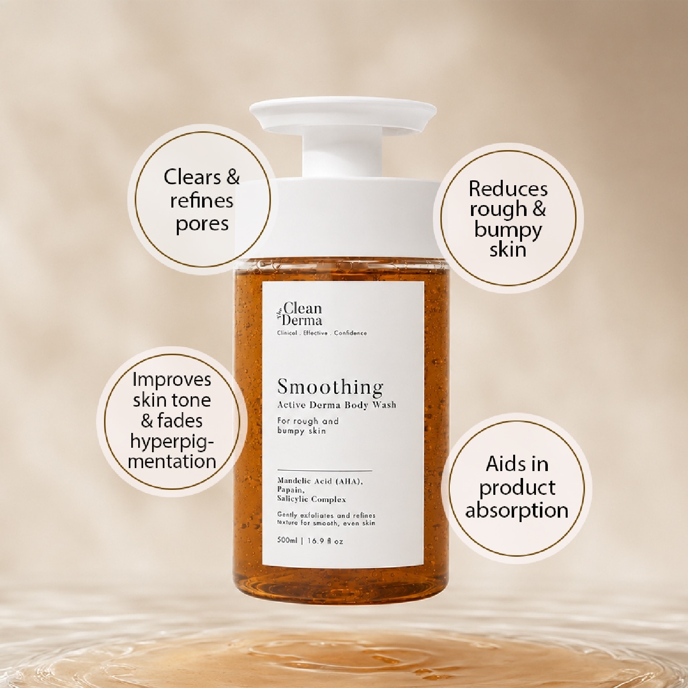 Smoothing Active Derma Body Wash 500ml image