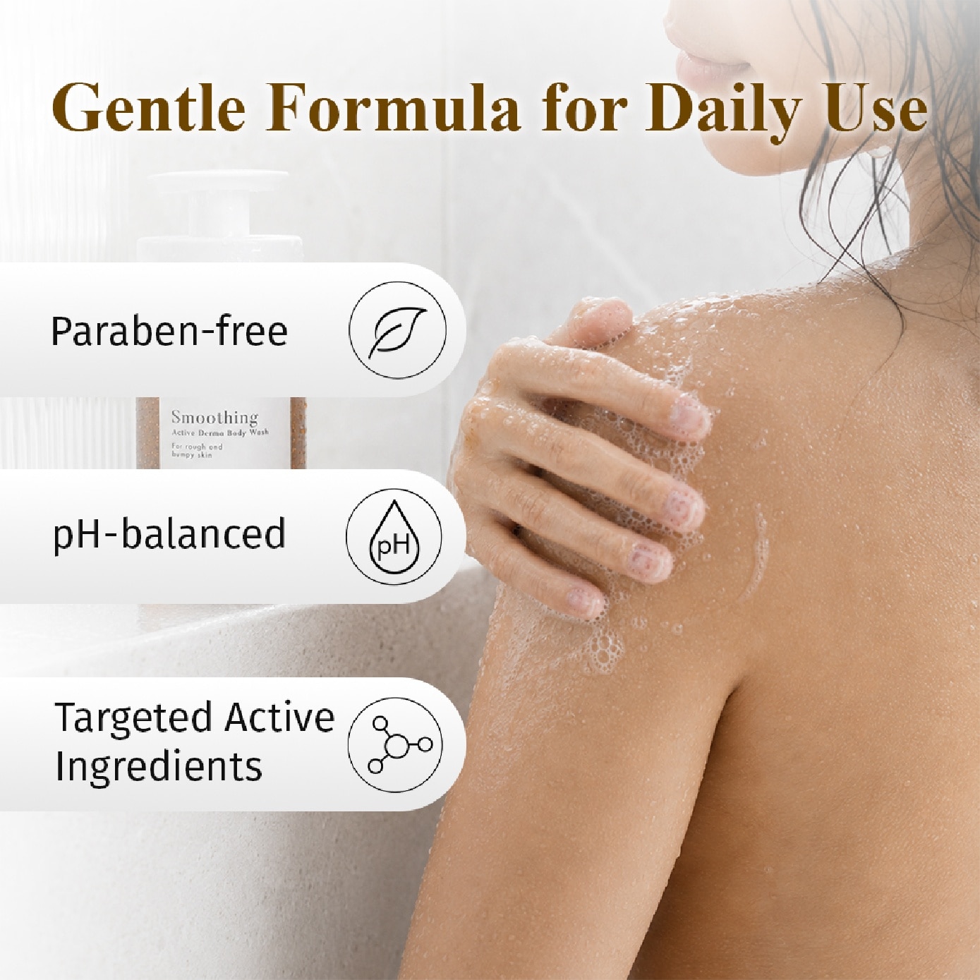 Smoothing Active Derma Body Wash 500ml image