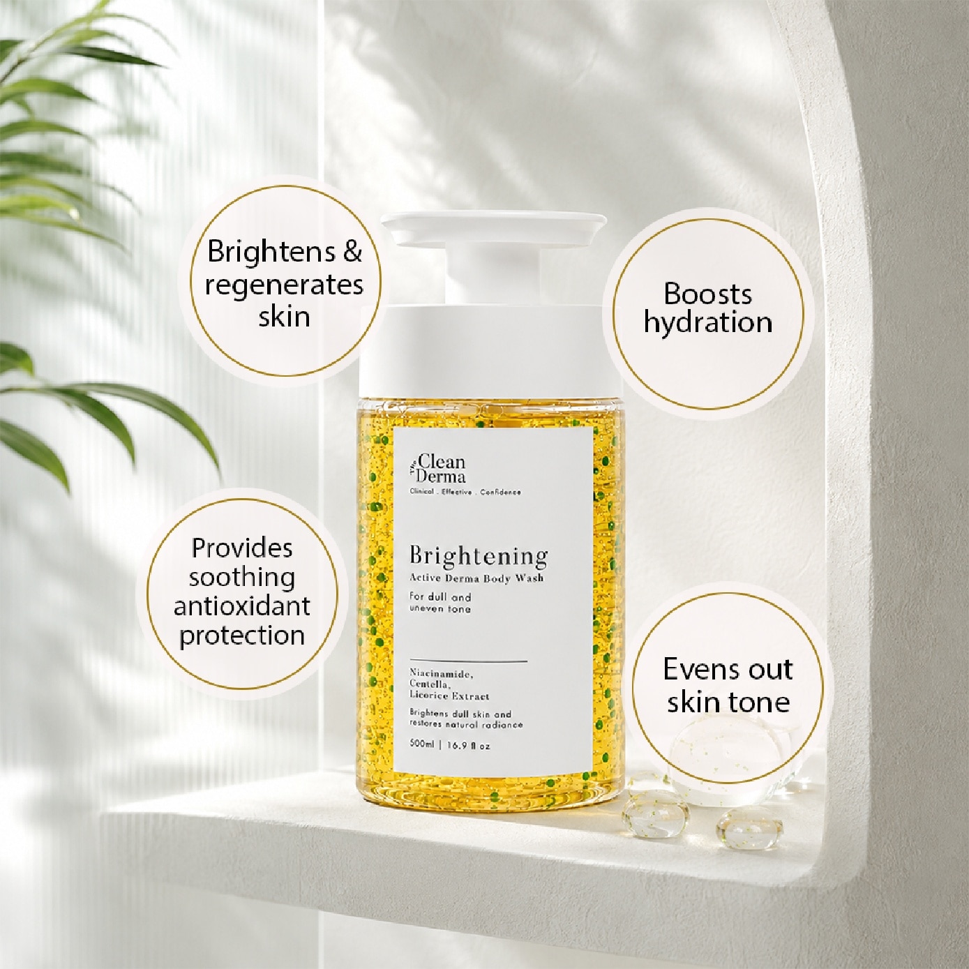 Brightening Active Derma Body Wash 500ml image