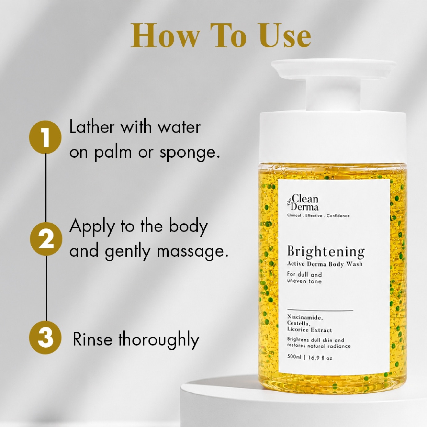 Brightening Active Derma Body Wash 500ml image