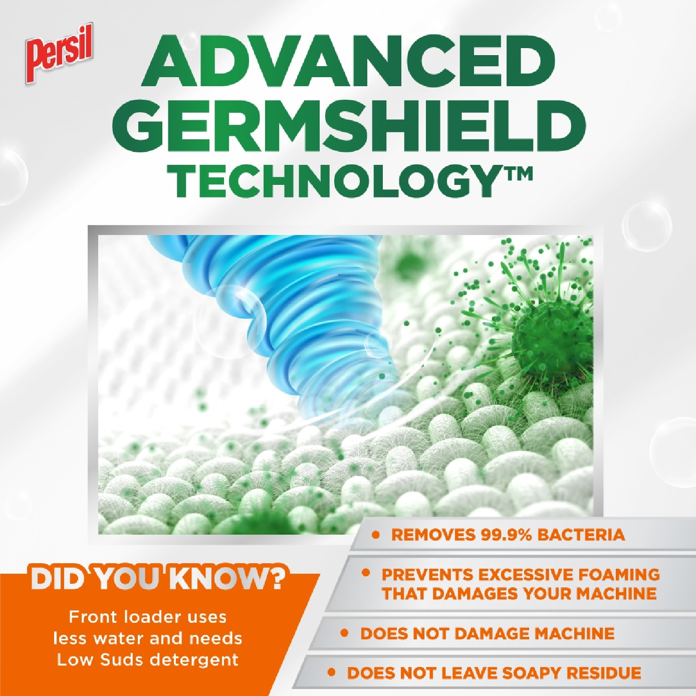 Anti-Bacterial Low Suds Liquid Detergent Refill 1.5L