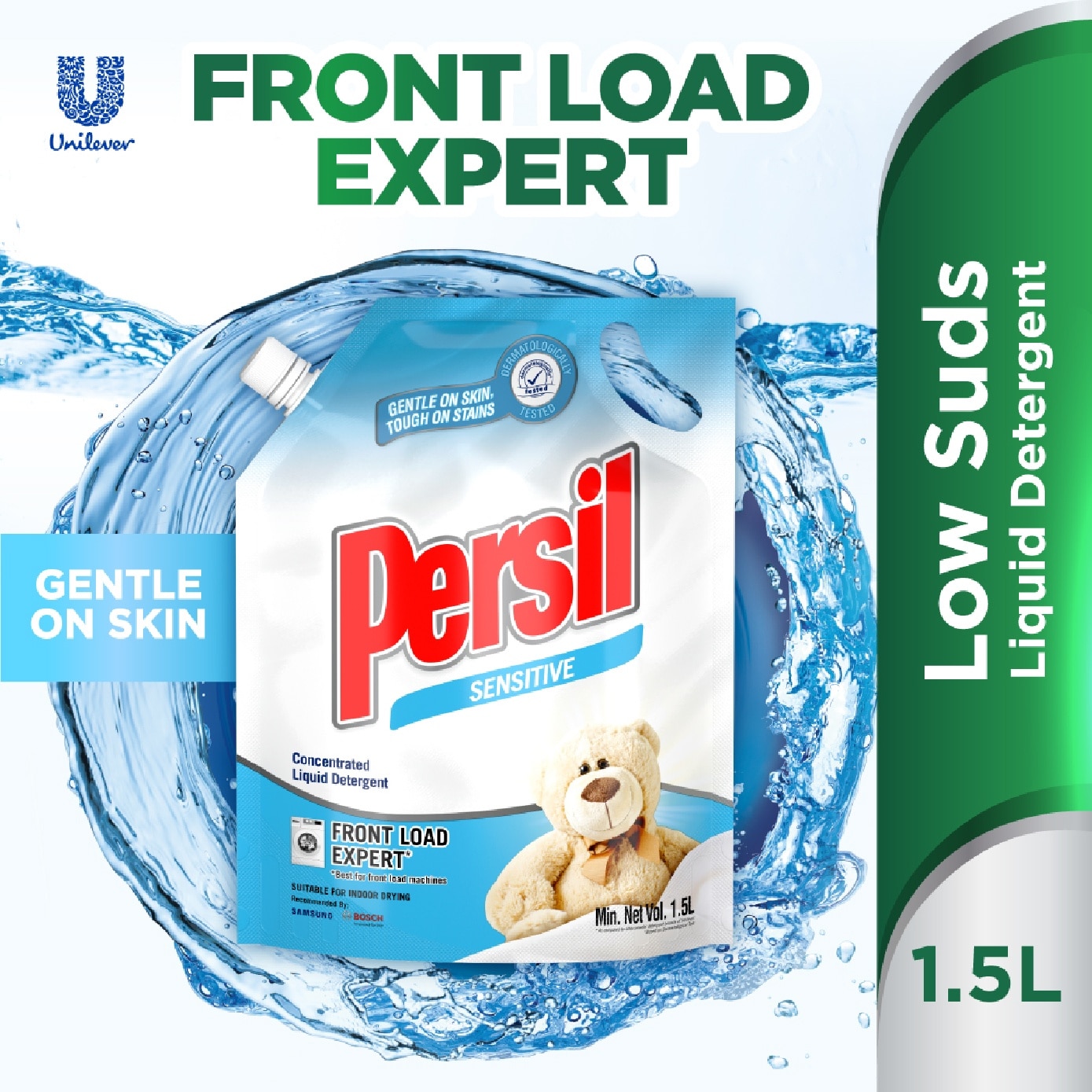 Sensitive Low Suds Liquid Detergent Refill 1.5L
