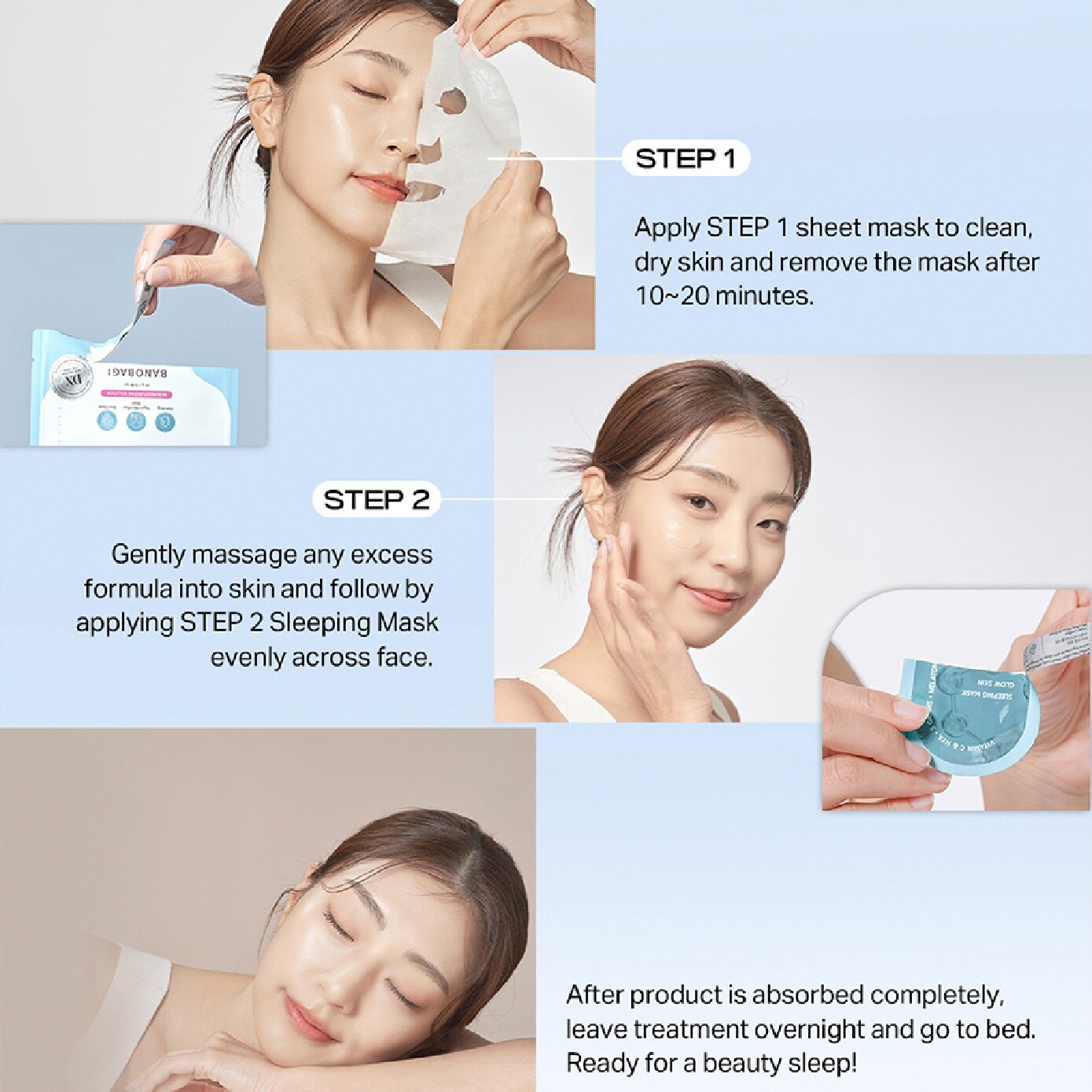 Derma Expert 2 Step Mask Moisturizing Waterfull 1s image