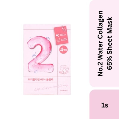 NUMBUZIN No 2 Water Collagen 65% Sheet Mask (For Firm, Supple, Elastic & Anti-Aging Skin) 1s (Expiry: Jun`2026)
