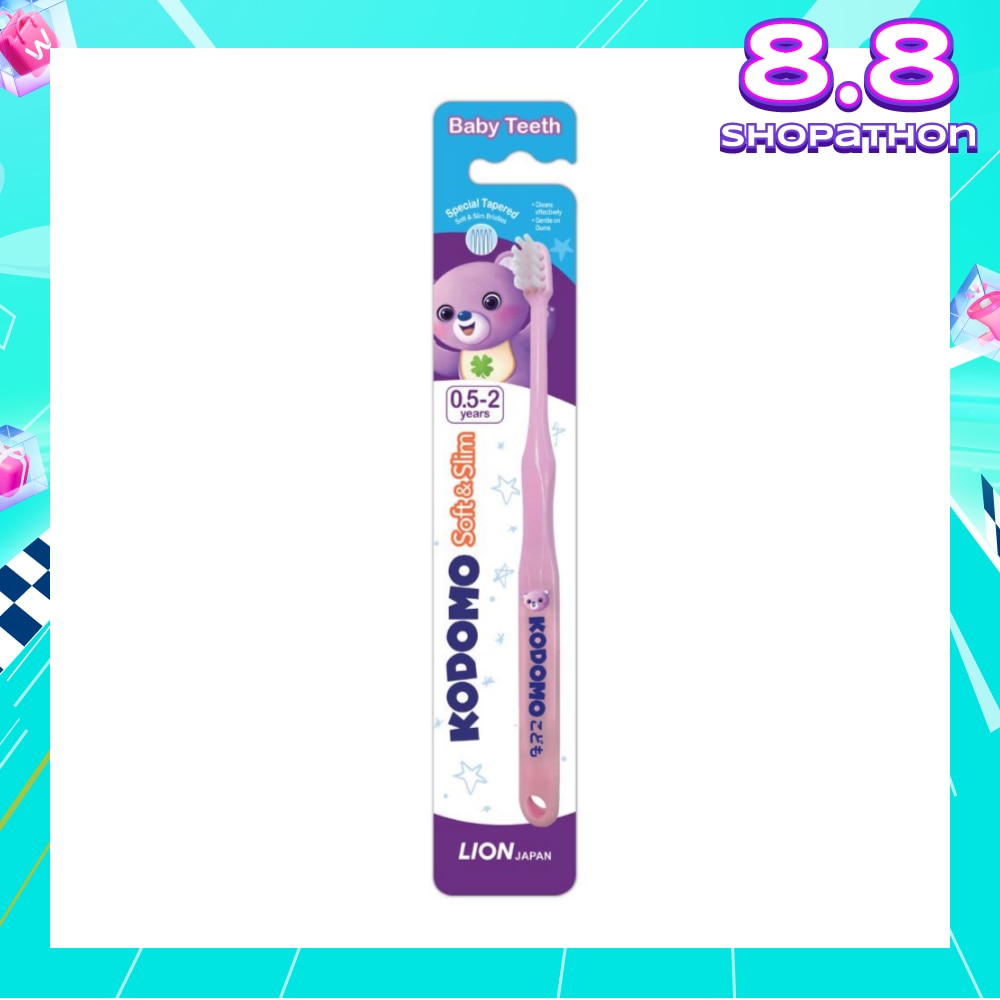 Soft & Slim Baby Teeth Toothbrush (0.5-2 Years) 1s