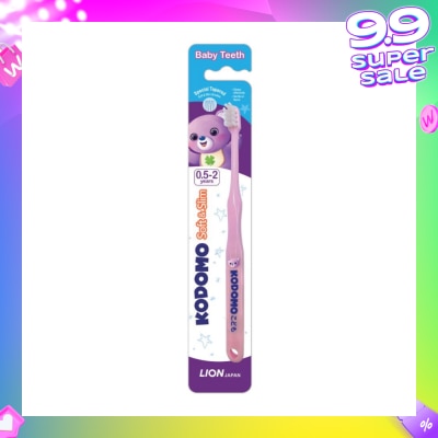 KODOMO Soft & Slim Baby Teeth Toothbrush (0.5-2 Years) 1s