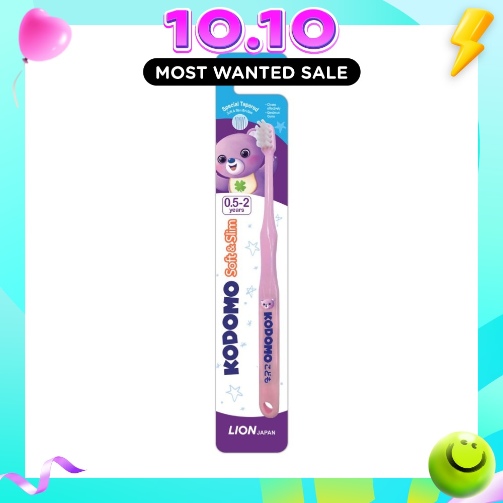 Soft & Slim Baby Teeth Toothbrush (0.5 2 Years) 1s image