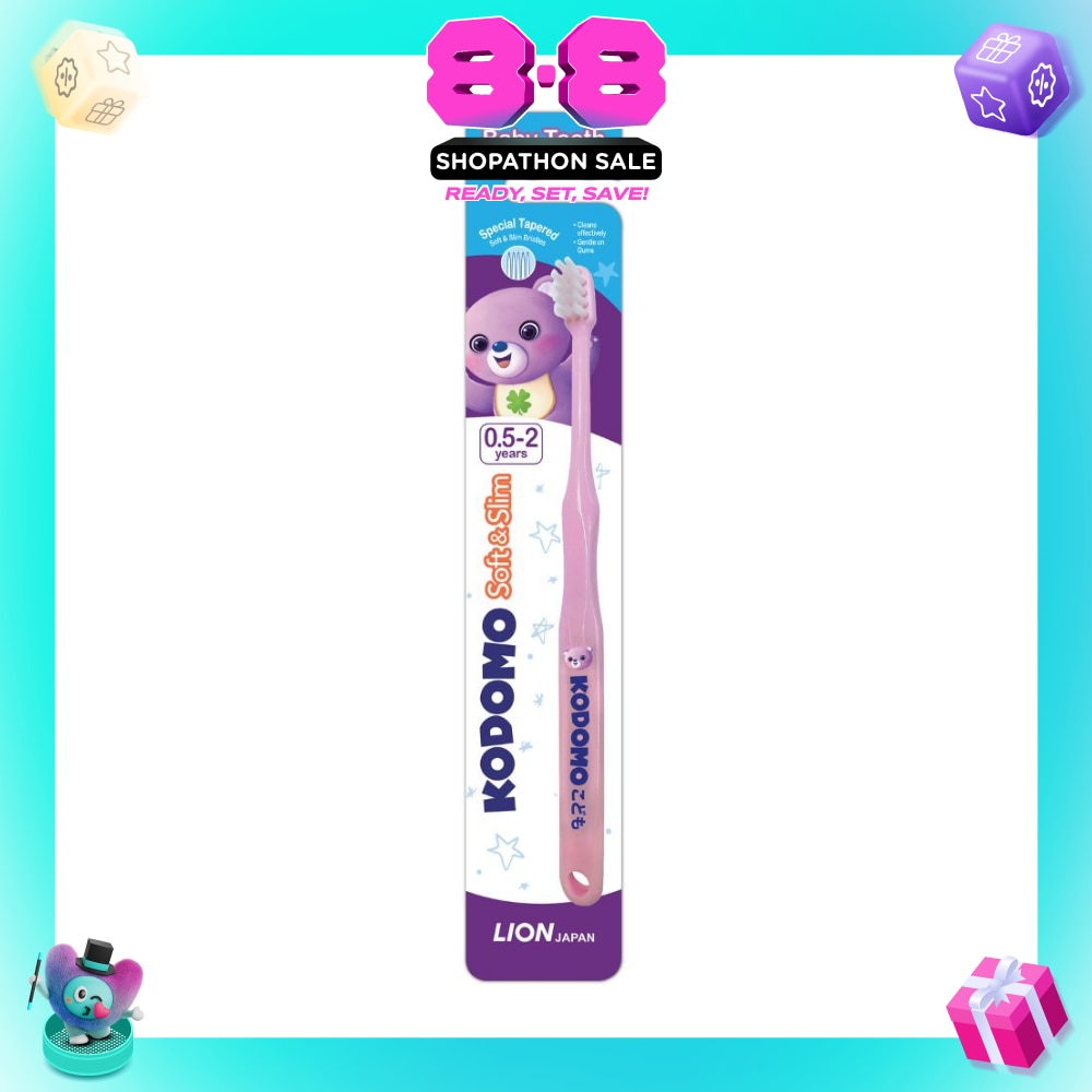 Soft & Slim Baby Teeth Toothbrush (0.5-2 Years) 1s