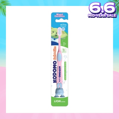 KODOMO Soft & Slim Mixed Dentition Toothbrush (6+Years) 1s