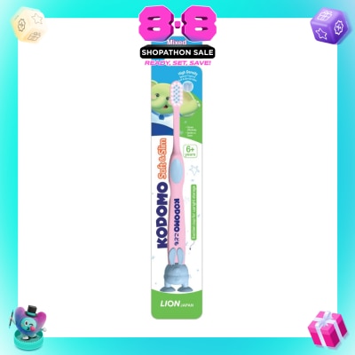 KODOMO - Soft & Slim Mixed Dentition Toothbrush (6+Years) 1s