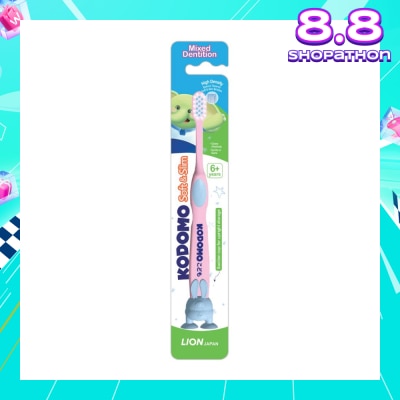 KODOMO Soft & Slim Mixed Dentition Toothbrush (6+Years) 1s