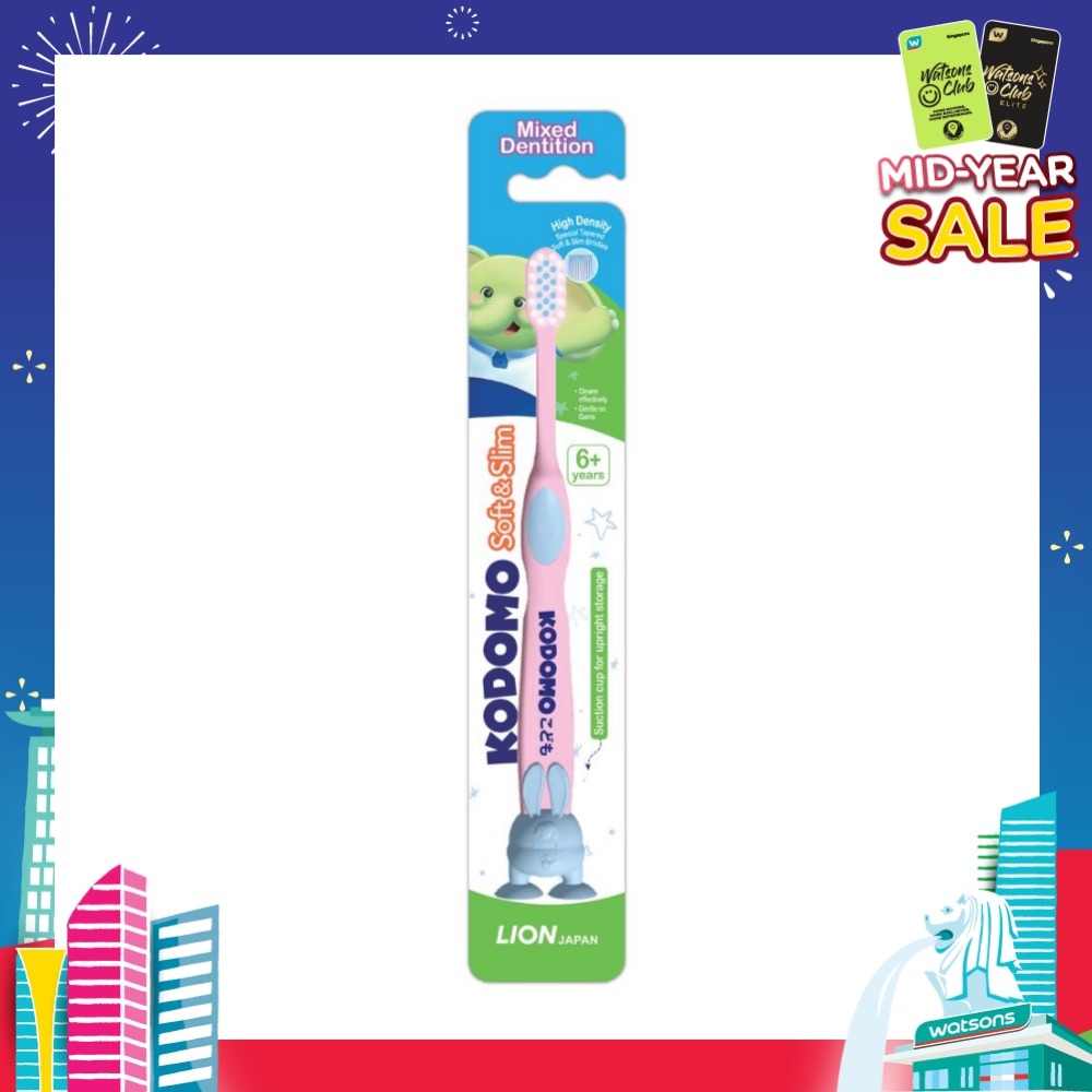 Soft & Slim Mixed Dentition Toothbrush (6+Years) 1s