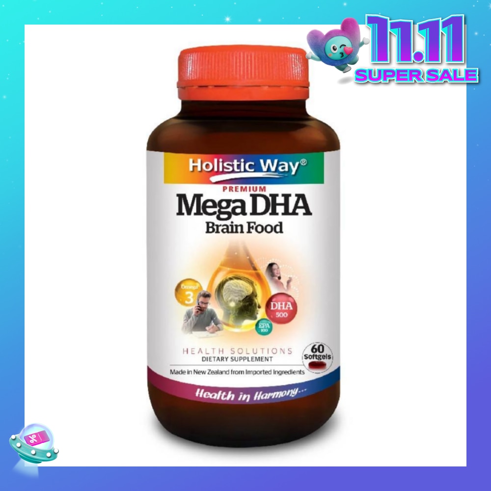Mega DHA 500mg 60's Softgels