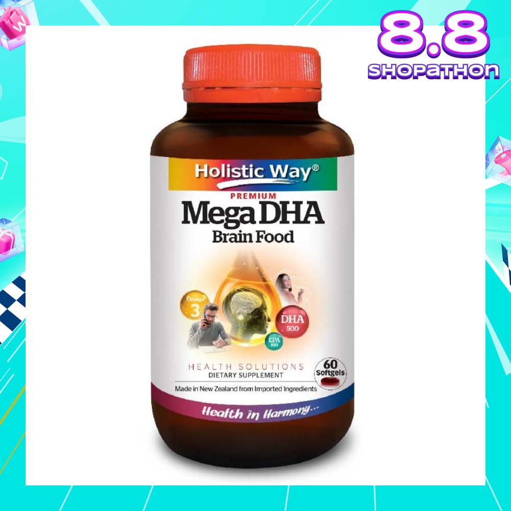 Mega DHA 500mg 60's Softgels