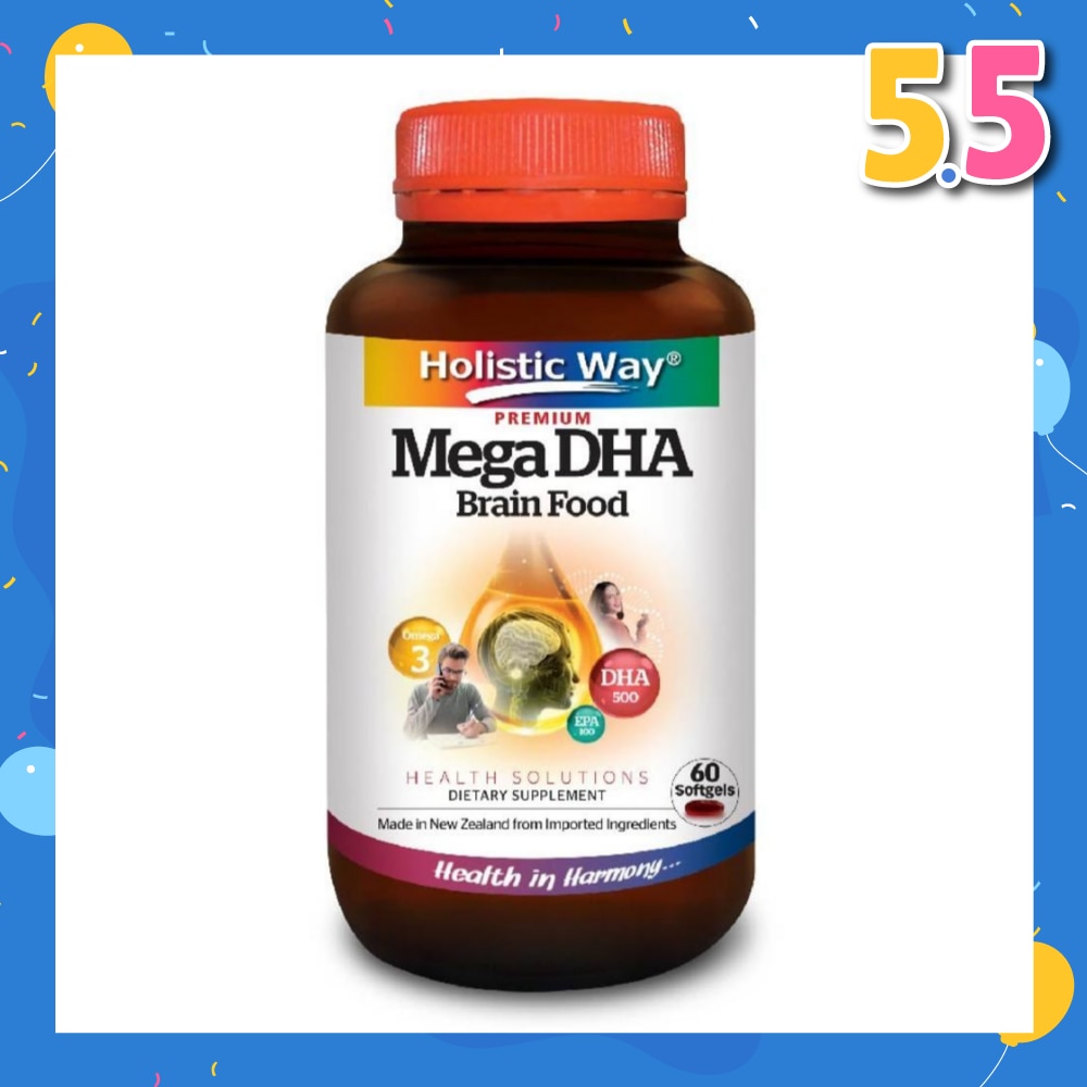 Mega DHA 500mg 60's Softgels