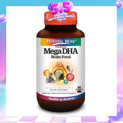 HOLISTIC WAY - Mega DHA 500mg 60's Softgels
