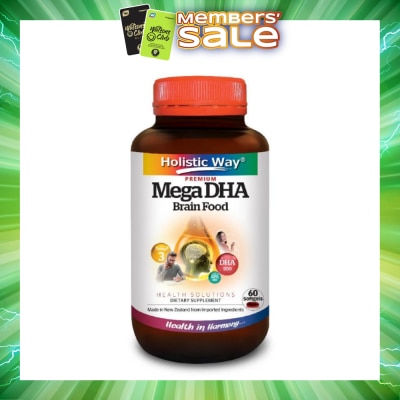 HOLISTIC WAY - Mega DHA 500mg 60's Softgels