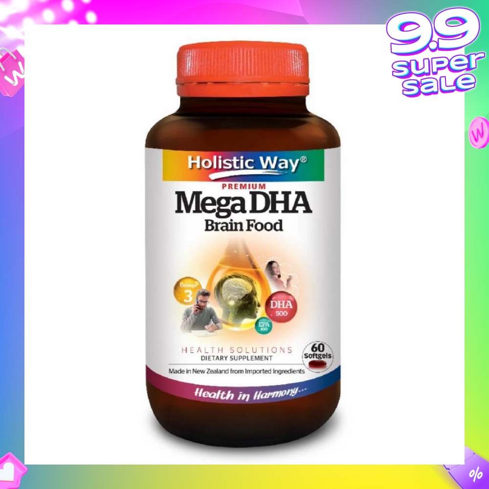 Mega DHA 500mg 60's Softgels