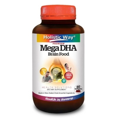 HOLISTIC WAY Mega DHA 500mg 60's Softgels