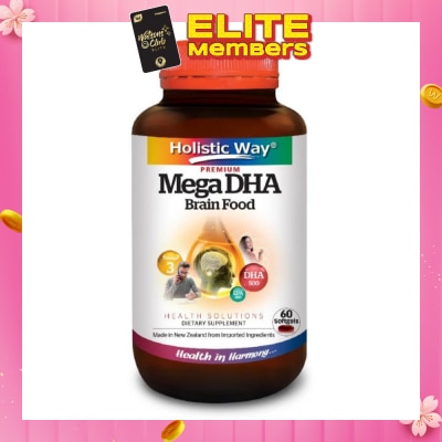 HOLISTIC WAY Mega DHA 500mg 60's Softgels