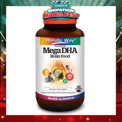HOLISTIC WAY - Mega DHA 500mg 60's Softgels