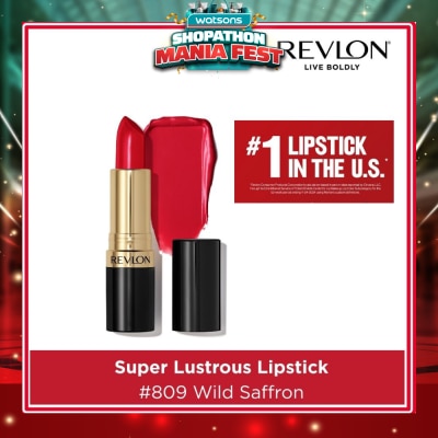 REVLON - Super Lustrous Lipstick #809 Wild Saffron 1s