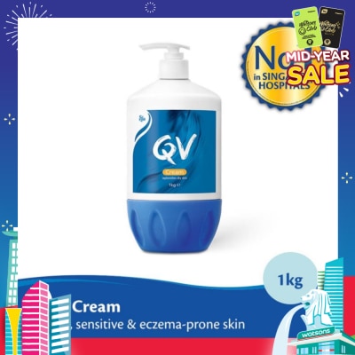 EGO QV Cream (For Dry + Sensitive & Eczema-Prone Skin) 1kg