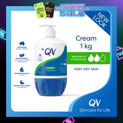 EGO QV Cream (For Dry + Sensitive & Eczema-Prone Skin) 1kg