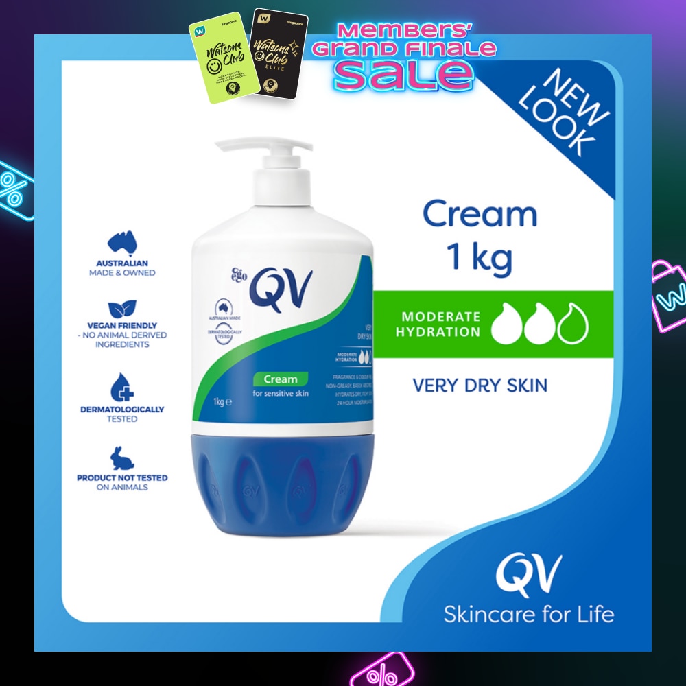 Cream (For Dry + Sensitive & Eczema-Prone Skin) 1kg
