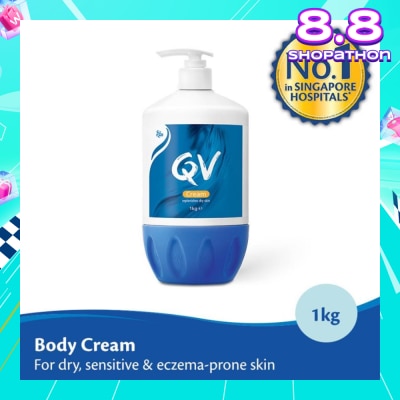 EGO QV Cream (For Dry + Sensitive & Eczema-Prone Skin) 1kg
