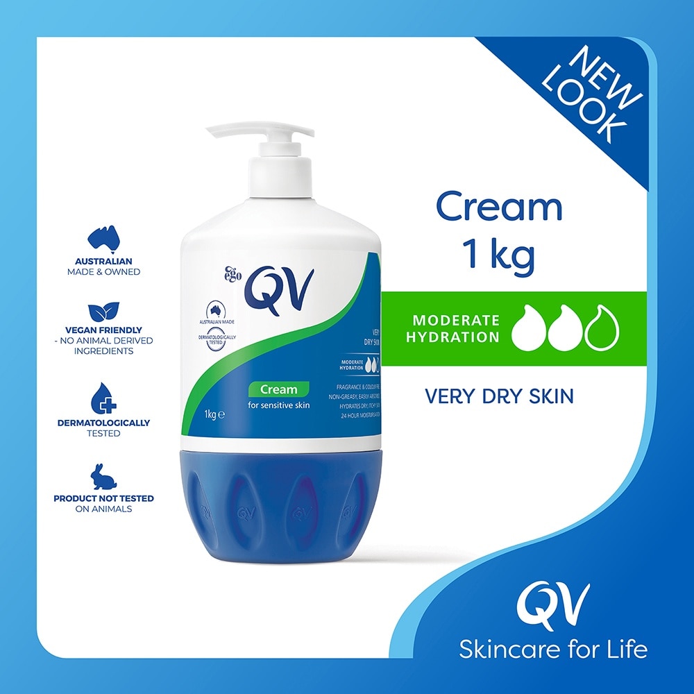 Cream (For Dry + Sensitive & Eczema-Prone Skin) 1kg