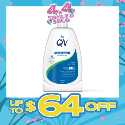 EGO QV - Gentle Wash (For Dry + Sensitive & Eczema-Prone Skin) 500g