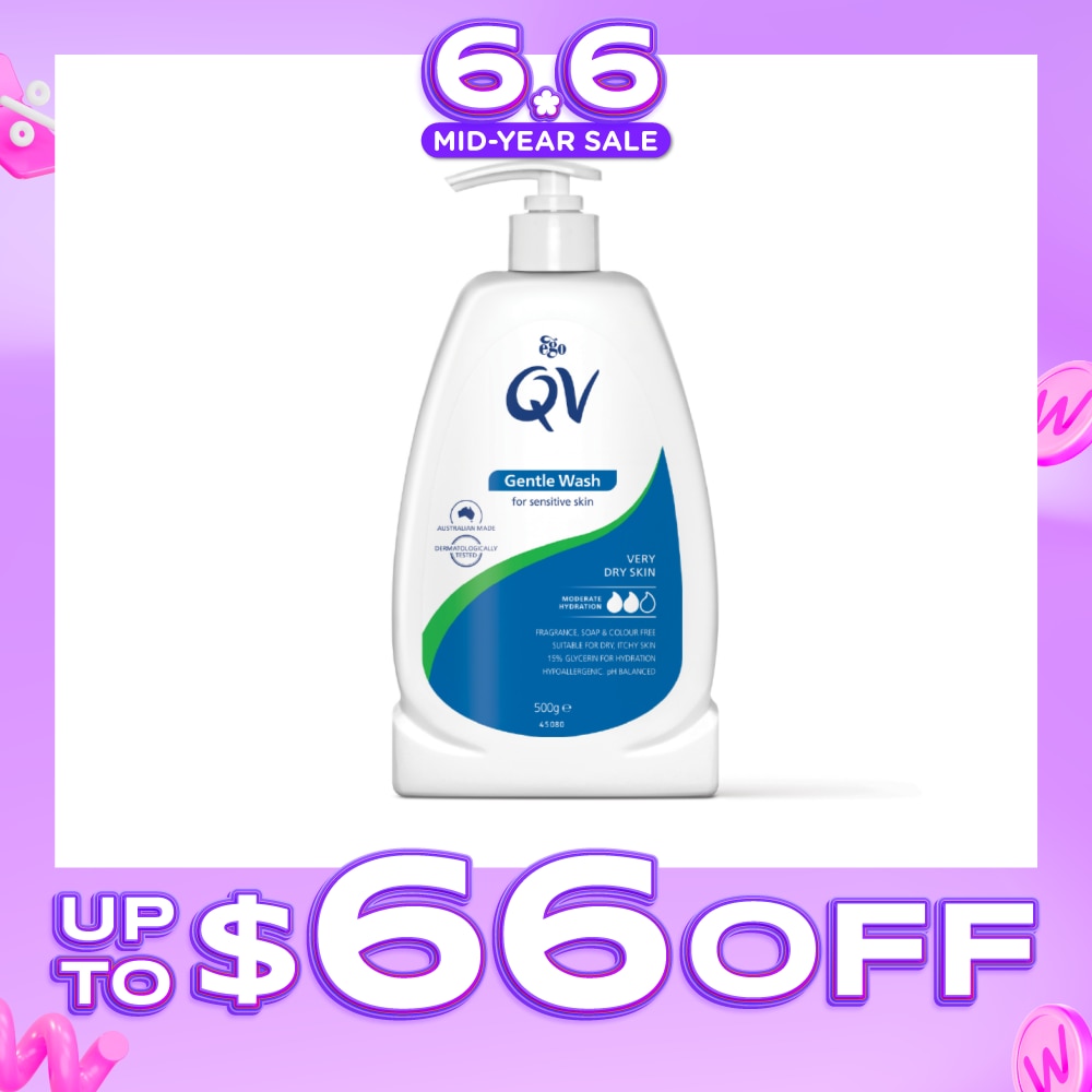 Gentle Wash (For Dry + Sensitive & Eczema-Prone Skin) 500g