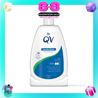 EGO QV - Gentle Wash (For Dry + Sensitive & Eczema-Prone Skin) 500g