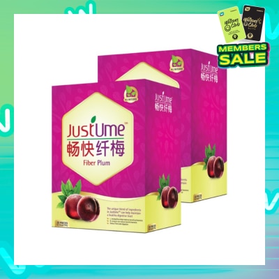 JUSTUME Fiber Plum Twin Pack 2x20s