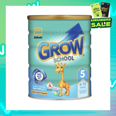 GROW Immuni-G Growing Up Milk Stage 5 (For 6yr to 12yrs old) Vanilla 900g (Expiry: Feb`2026)