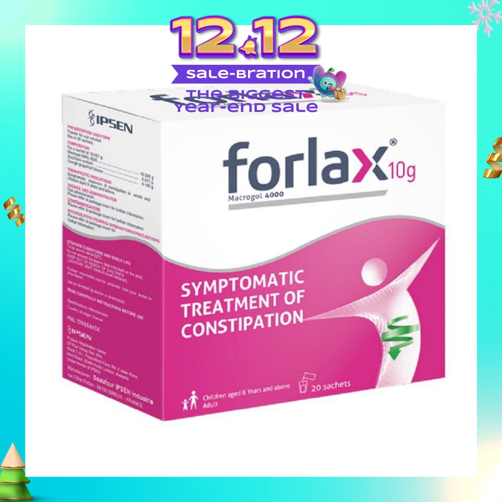 Sachet 10g (For Treatment Of Constipation In Adults And Children Aged 8 Years And Above) 20s