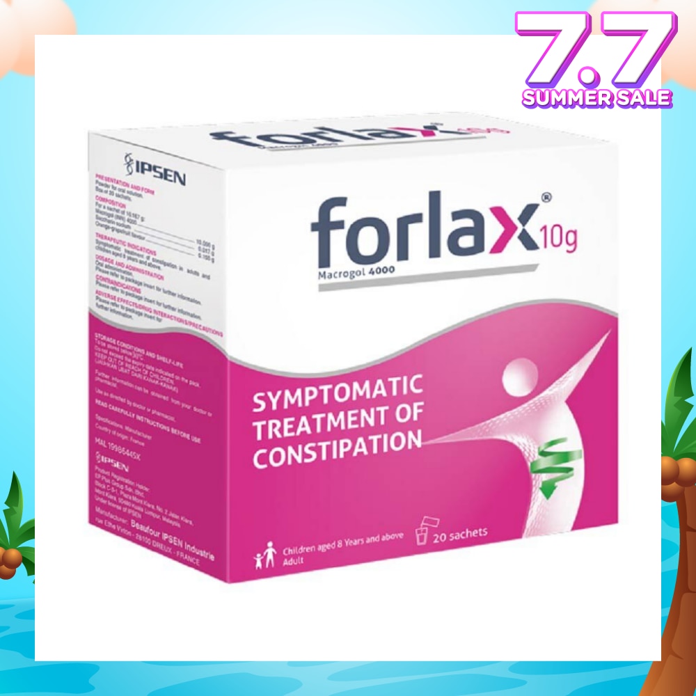 Sachet 10g (For Treatment Of Constipation In Adults And Children Aged 8 Years And Above) 20s