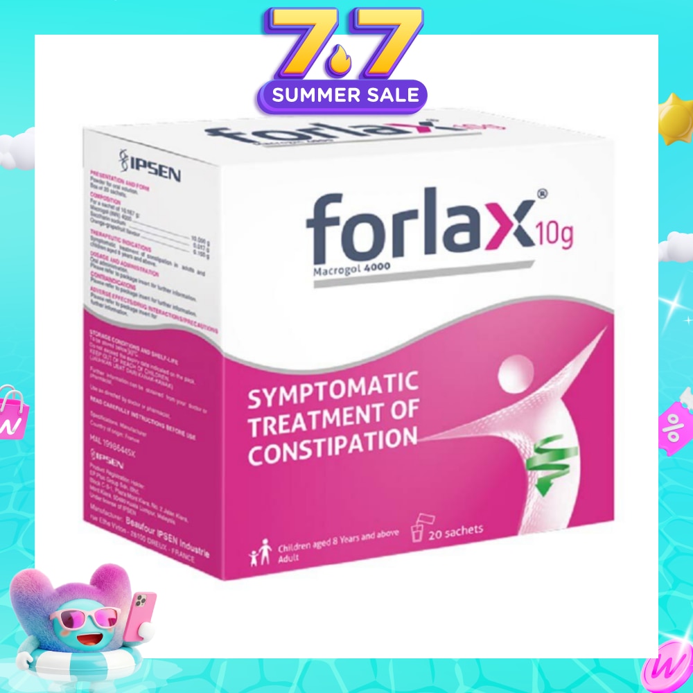 Sachet 10g (For Treatment Of Constipation In Adults And Children Aged 8 Years And Above) 20s