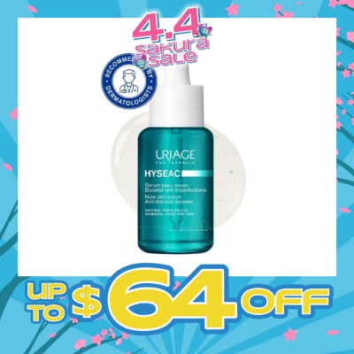 URIAGE - HYSEAC New Skin Serum Anti-Blemish Booster (Suitable For Acne Prone Skin) 30ml