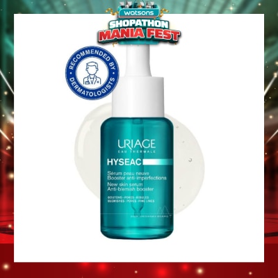 URIAGE - HYSEAC New Skin Serum Anti-Blemish Booster (Suitable For Acne Prone Skin) 30ml (Expiry: May`2027)