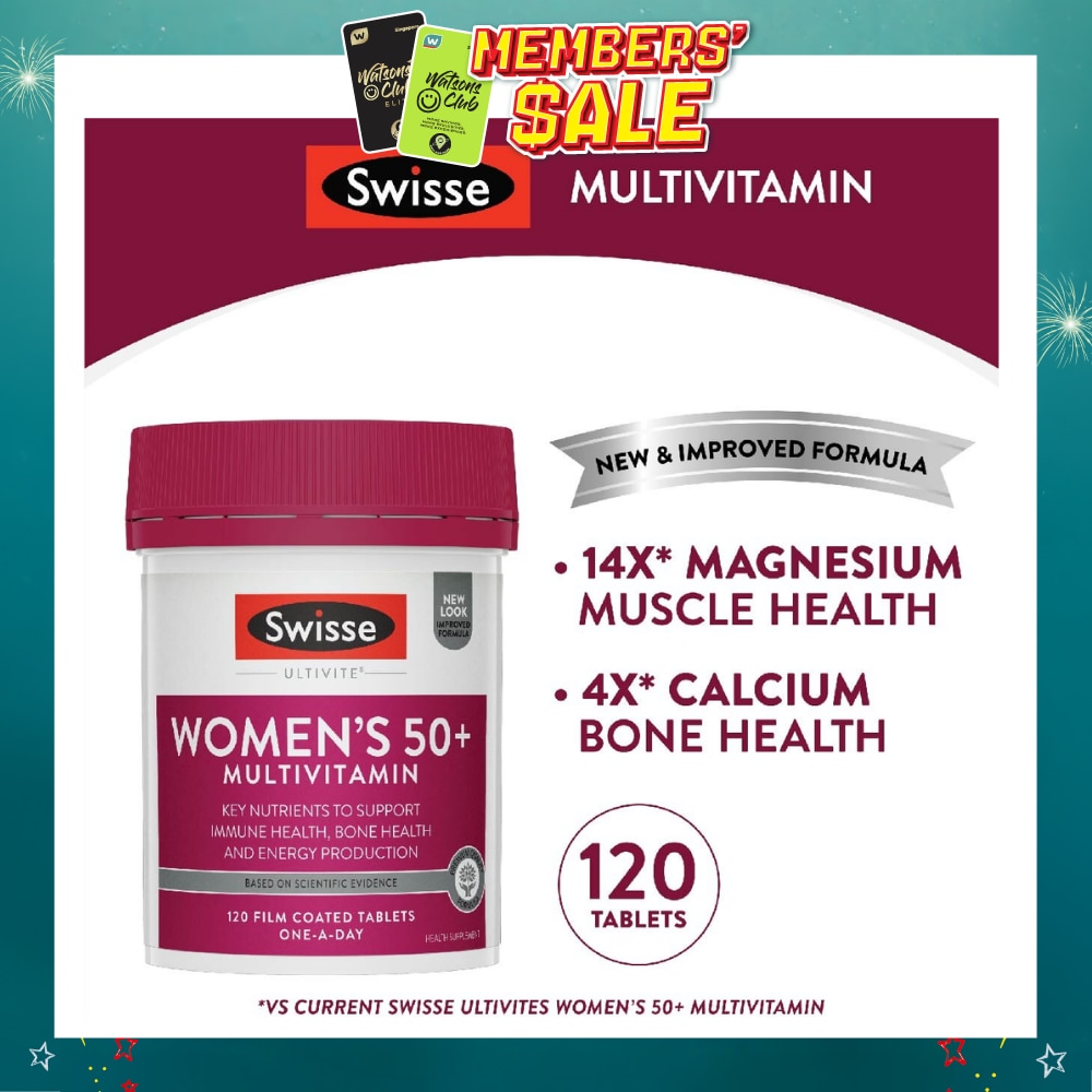 Women's Ultivite 50+ Multivitamin Tablets 120s