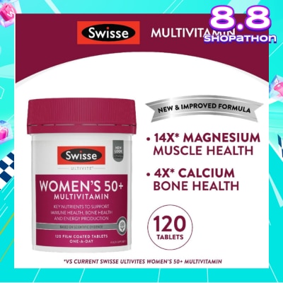 SWISSE Women's Ultivite 50+ Multivitamin Tablets 120s