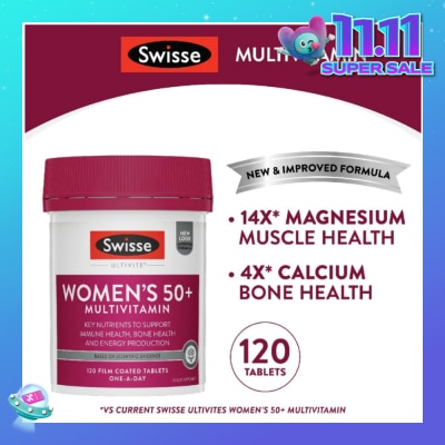 SWISSE Women's Ultivite 50+ Multivitamin Tablets 120s