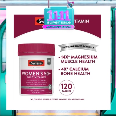SWISSE [CHRISTMAS] Women's Ultivite 50+ Multivitamin Tablets 120s image
