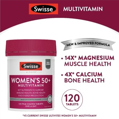 SWISSE Women's Ultivite 50+ Multivitamin Tablets 120s