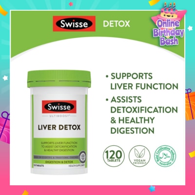 SWISSE Ultiboost Liver Detox 120 Tablets
