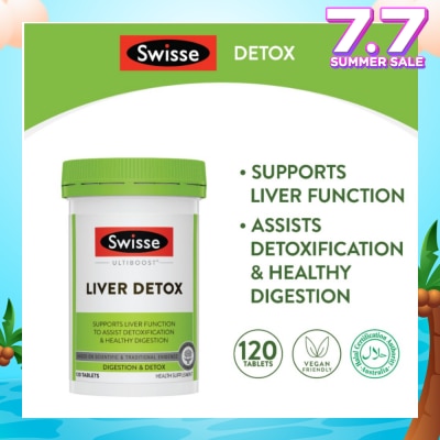 SWISSE Ultiboost Liver Detox 120 Tablets