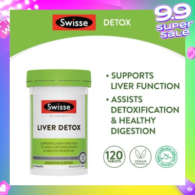 SWISSE Ultiboost Liver Detox 120 Tablets